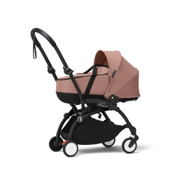 Cochecito silla + capazo newborn shell Stokke YOYO³ Ginger (Chasis Negro) - imagen