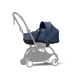 Універсальна коляска 2 в 1 з люлькою newborn shell Stokke YOYO³  Air france/Navy blue (шасі White)