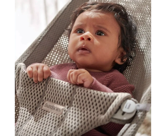 Hamaca Bliss BabyBjörn Tejido Mesh - Gris Arena