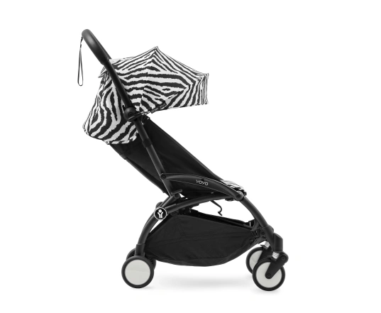Silla de paseo Stokke YOYO³ Zebra (сhasis Black)