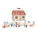Casa de munecas plegable con muebles incluidos New Classic Toys
