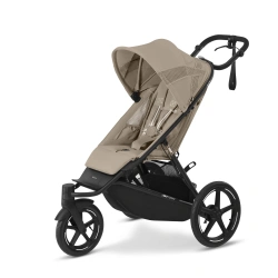 Прогулянкова коляска Cybex AVI SPIN BLK Almond Beige - зображення