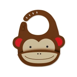 Силіконовий слинявчик Skip Hop - Мавпа - зображення
