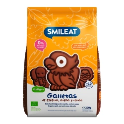 Galletas ecologicas de cacao 220 g Smileat - imagen