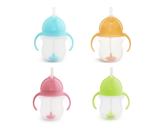 Taza de entrenamiento antigoteo con pajita y contrapeso Munchkin Tip & Sip - 200ml