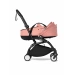 Cochecito silla Stokke YOYO³ + capazo Bassinet y recambio textil BABYZEN Ginger (Chasis Negro)