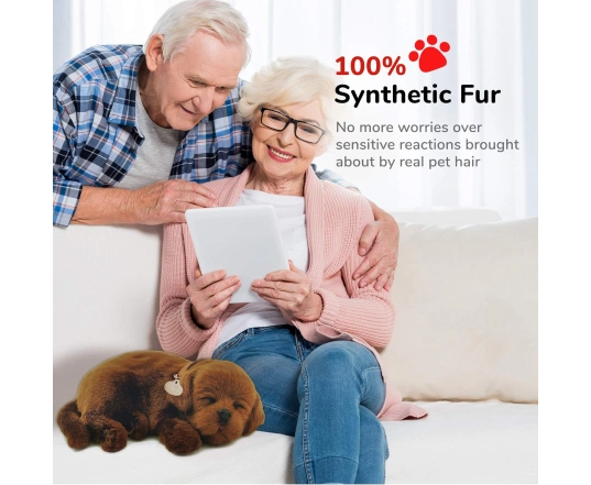 Perro CHOCOLATE LAB de peluche dormilón Perfect Petzzz 