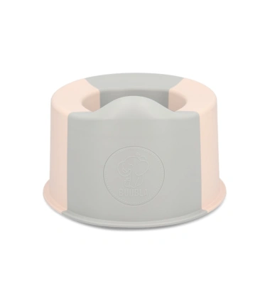 Горщик дитячий компактний Buubla - рожевий/сірий - зображення