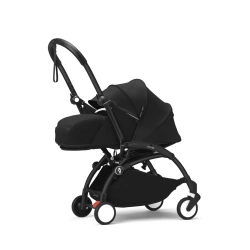 Cochecito silla + capazo Stokke YOYO³ Black (Chasis Negro) - imagen