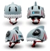 Casco Crazy Safety White Shark (con linterna)
