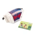 Acordeon con libro de musica New Classic Toys - blanco