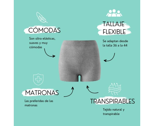 Braguitas posparto reutilizables We Are Mammas 4 uds