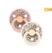 Набір пустушок BIBS Colour Round Liberty Eloise Blush Mix 0-6 M (2шт.)