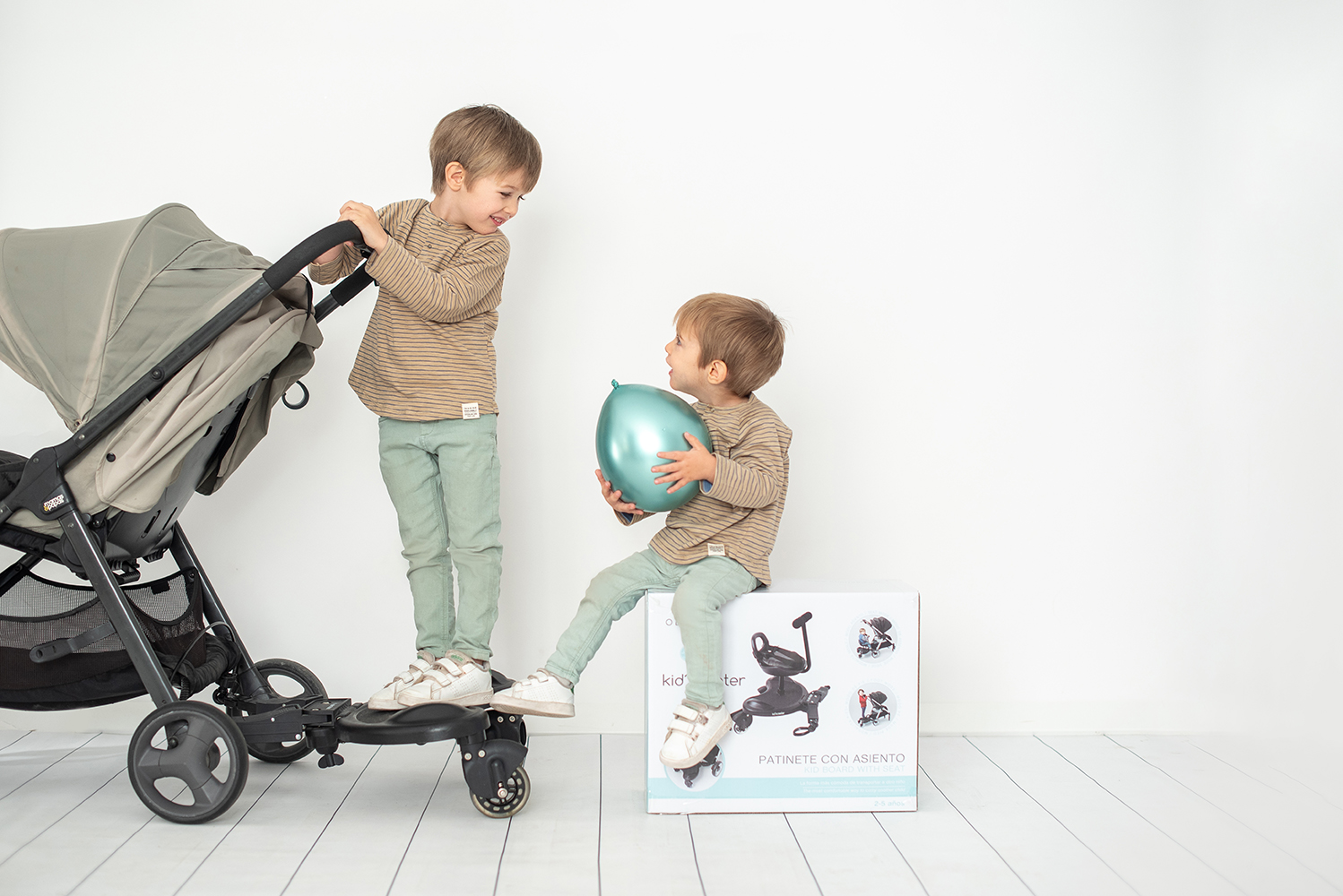 Patinete y asiento kid's scooter Olmitos | KIDSLINE-44 - imagen