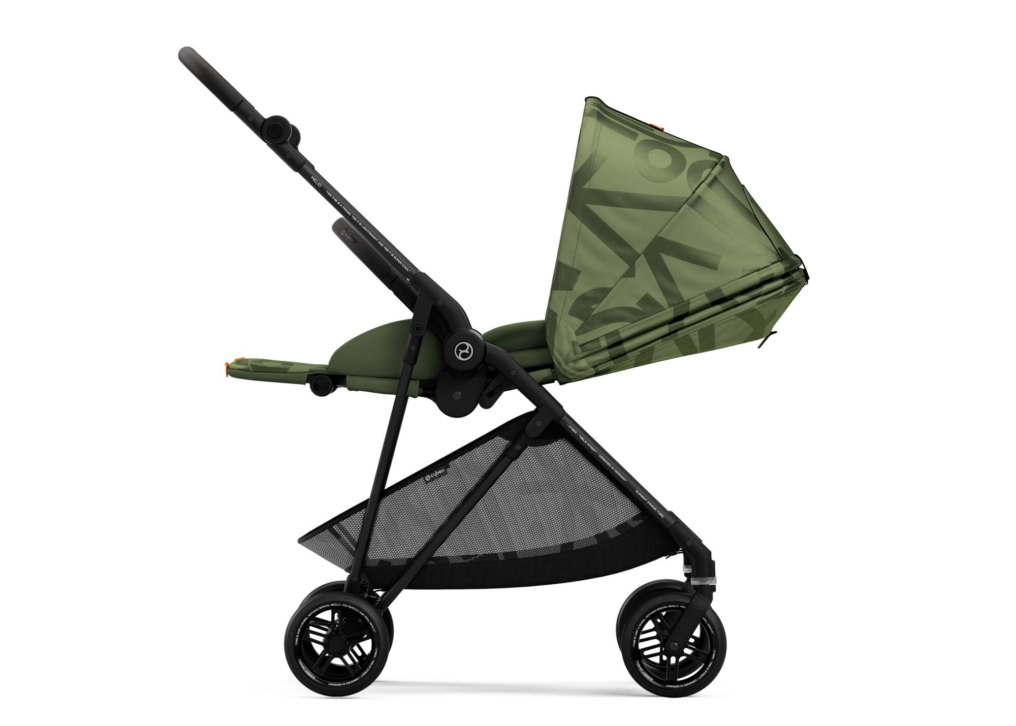 Універсальна коляска 2 в 1 Cybex Melio Street - Olive Green | KIDSLINE-58 - зображення