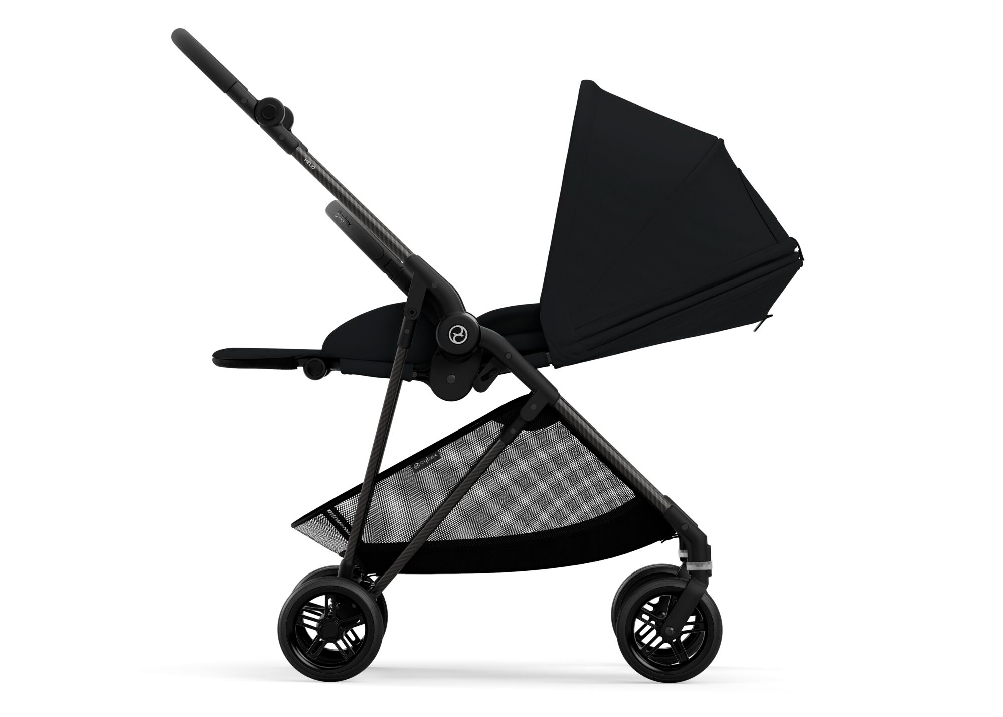 Прогулянкова коляска Cybex Melio Carbon - Magic Black | KIDSLINE-48 - зображення