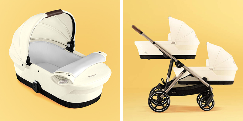 Універсальна коляска 2 в 1 Cybex Gazelle S - TPE Seashell Beige | KIDSLINE-52 - зображення