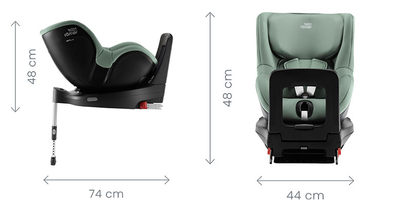 Silla de coche BRITAX-ROMER DUALFIX PRO Graphite Marble | KIDSLINE-52 - imagen