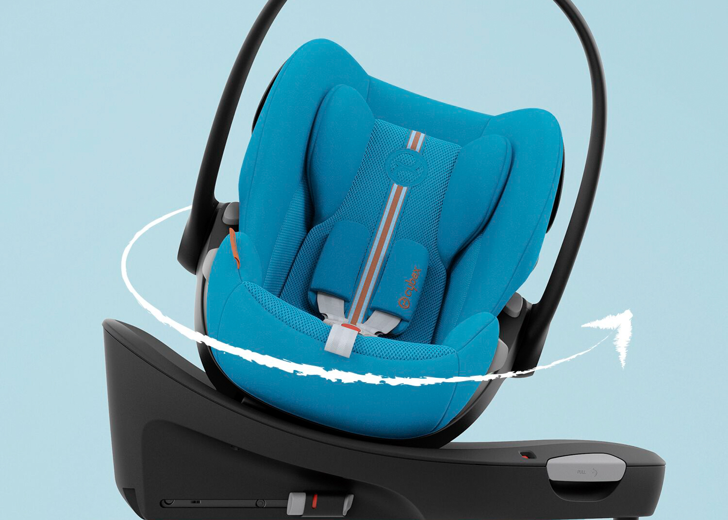 Silla de coche Cybex Cloud G-iSize Plus 0-13kg -  Beach Blue | KIDSLINE-53 - imagen