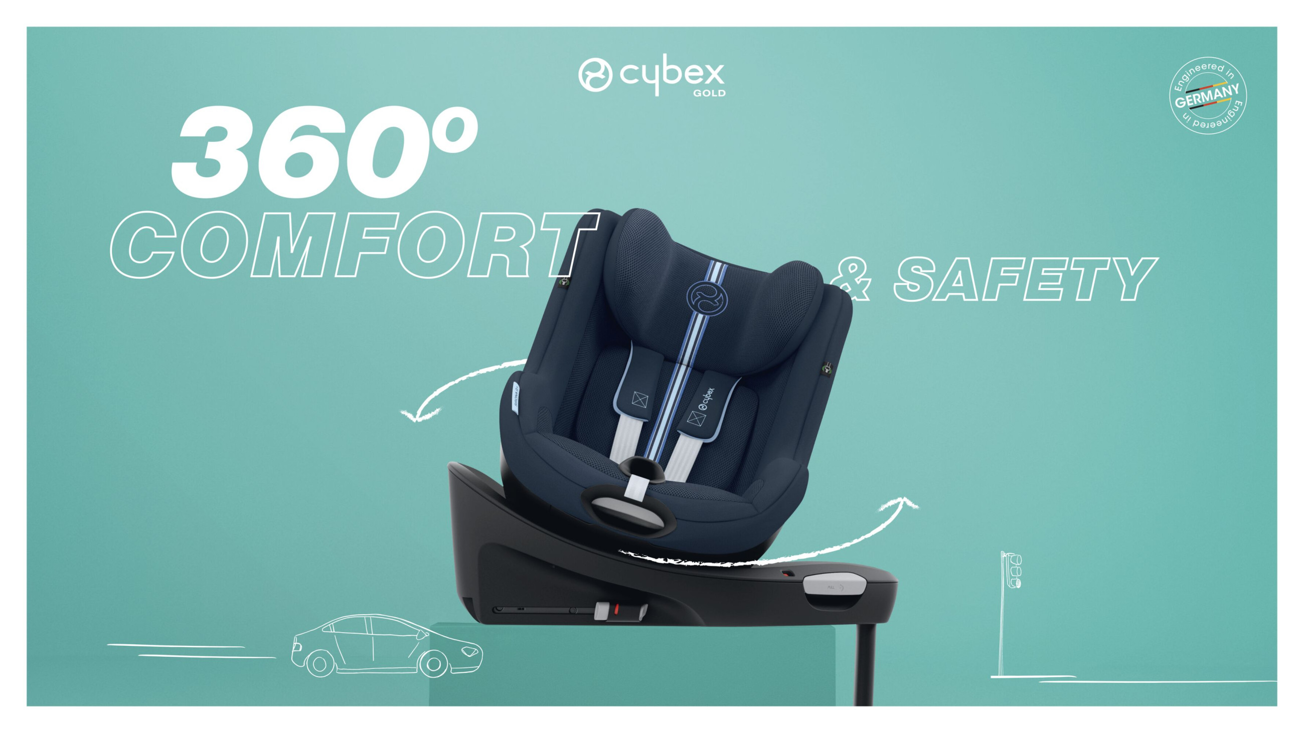 Автокрісло Cybex Sirona G i-Size Plus - Beach Blue | KIDSLINE-42 - зображення