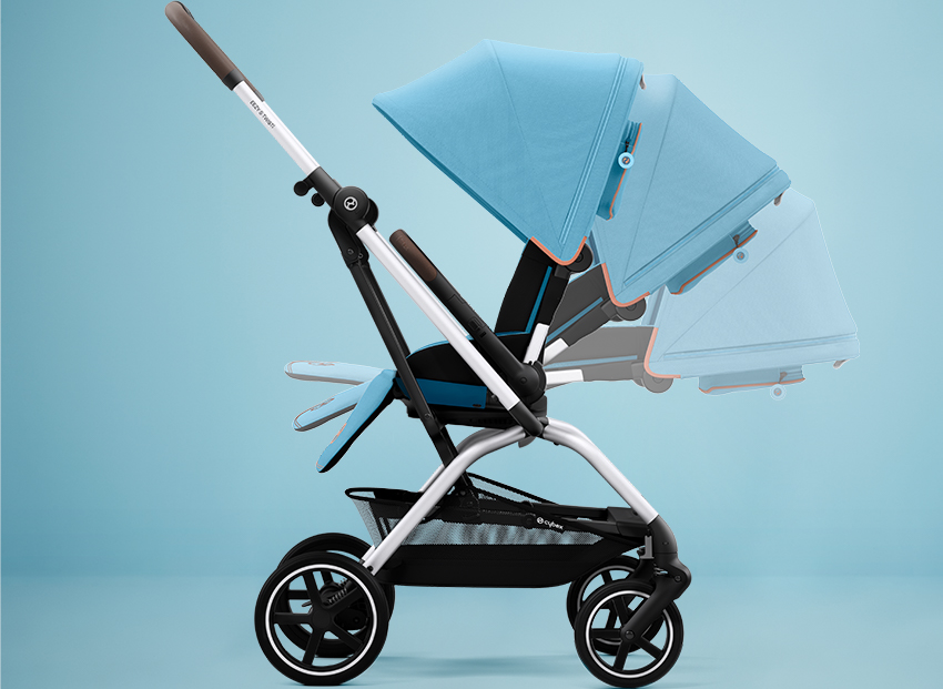 Cochecito silla Cybex Eezy S Twist+2 + capazo Cot S -Stormy Blue | KIDSLINE-47 - imagen