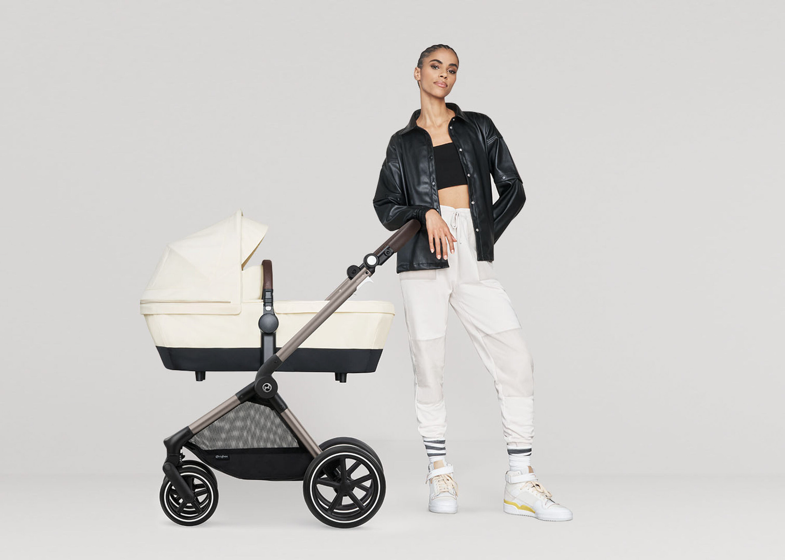 Capazo Cybex Cot S - Fog Grey | KIDSLINE-29 - imagen