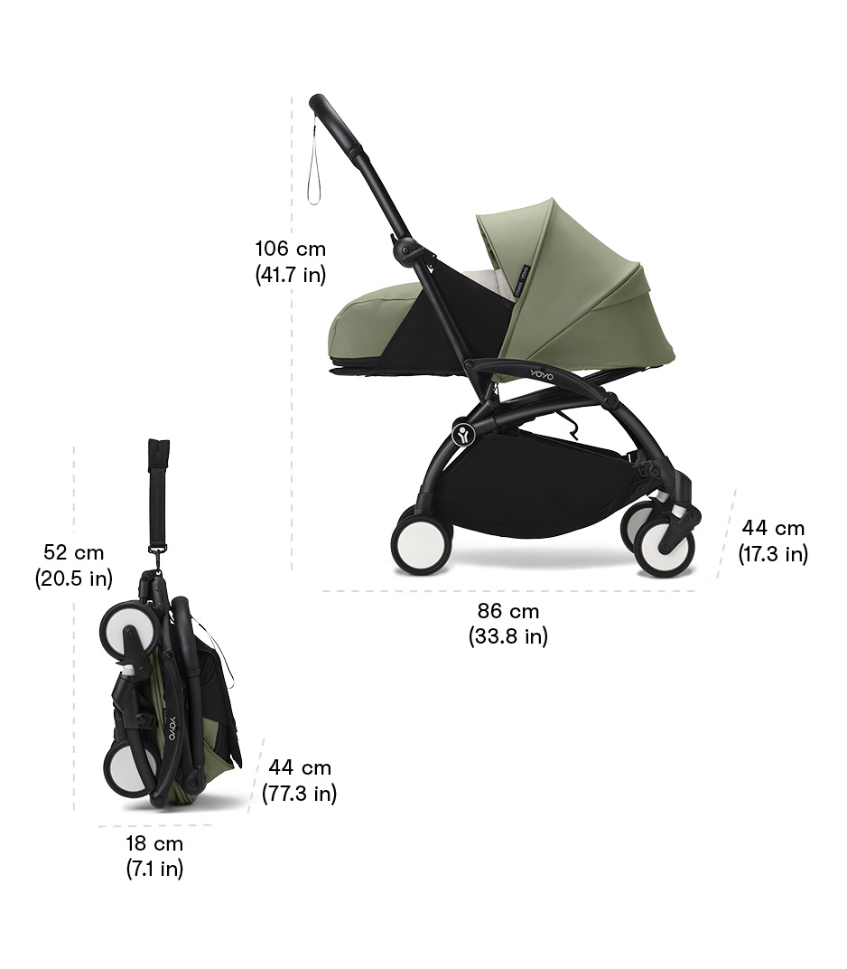 Capazo compacto Stokke YOYO 0+ - Aqua | KIDSLINE-48 - imagen