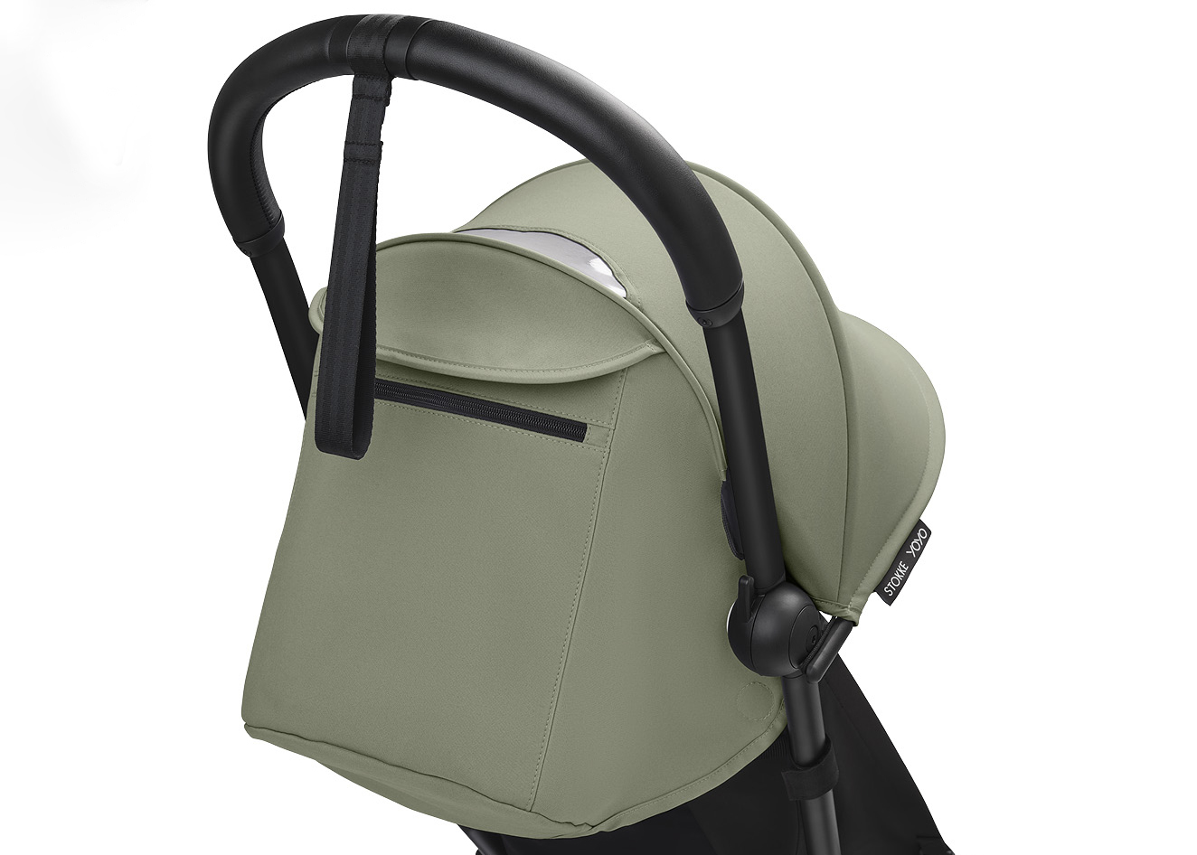 Cochecito silla + capazo Stokke YOYO³ Olive (Chasis Blanco) | KIDSLINE-60 - imagen