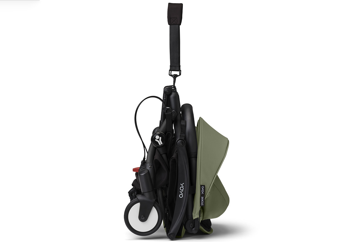 Cochecito silla + capazo Stokke YOYO³ Olive (Chasis Negro) | KIDSLINE-59 - imagen